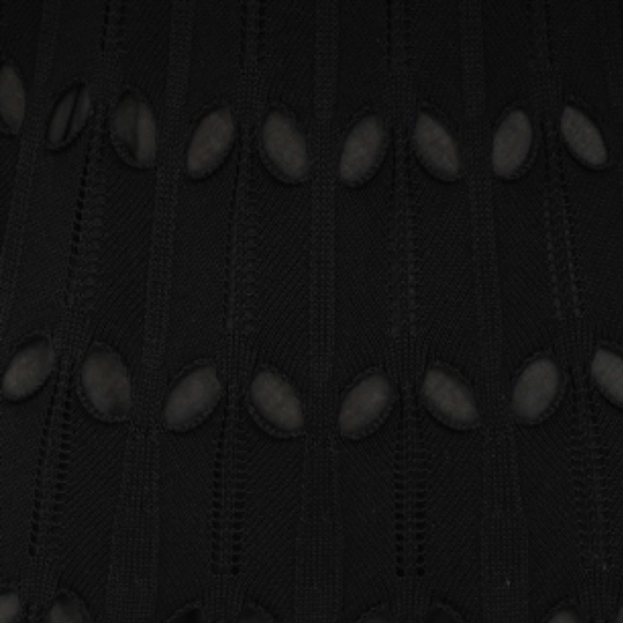 Zimmermann Rhiannon Pointelle Maxi Kjole, Sort 